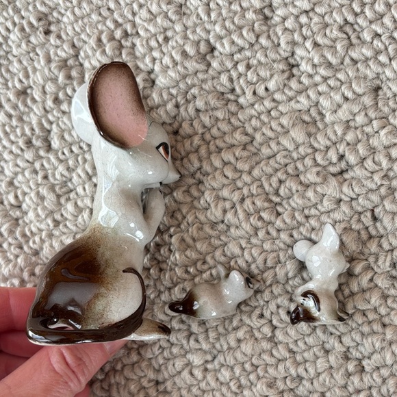 Vintage porcelain mice - Picture 6 of 9